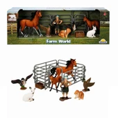 YUMURCAK TOYZ Wild Life Çitli Çiftlik Seti 1adet Kız Erkek Çocuk Oyuncak Eğitici Oyuncaklar thumbnail 3