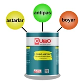 Cubo Metal Pas Boyası Ral 7016 Antrasit Grİ 0,75 Litre - 2