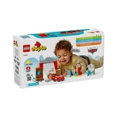 YUMURCAK TOYZ 10456 Lego Duplo McQueen'in Doc'un Garajını Ziyareti 35 parça +2 yaş Kız Erkek Çocuk Oyuncak Eğitici thumbnail 1