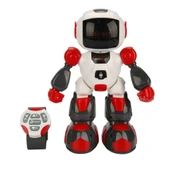 YUMURCAK TOYZ Sesli ve Işıklı Uzaktan Kumandalı Programlanabilir Robot Kız Erkek Çocuk Oyuncak Eğitici Oyuncaklar thumbnail 3