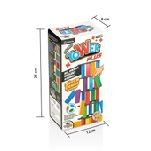 YUMURCAK TOYZ 8214 RENKLİ TOWER Kız Erkek Çocuk Oyuncak Eğitici Oyuncaklar thumbnail 3