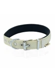 Softlu Köpek Boyun Tasması 3 cm 42 cm-50 cm Haki - 3