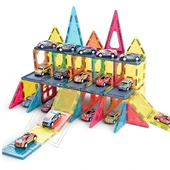 YUMURCAK TOYZ Magnetic Tiles Version 112 Parça Kız Erkek Çocuk Oyuncak Eğitici Oyuncaklar thumbnail 1