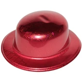 Kırmızı Renk Hologramlı Plastik Yuvarlak Melon 27x24 cm thumbnail 1