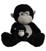 YUMURCAK TOYZ 80cm YAVRULU MAYMUN Kız Erkek Çocuk Oyuncak Eğitici Oyuncaklar thumbnail 1