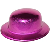 Pembe Renk Hologramlı Plastik Yuvarlak Melon 27x24 cm thumbnail 5