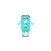 YUMURCAK TOYZ 12386 SUN-BTF-FİGÜR CRYSTAL HASHTAG BUDDIES SERIES 14CM 6A Kız Erkek Çocuk Oyuncak Eğitici Oyuncakla - 2