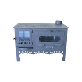 ŞEHZADE CAMLI ALTAŞ Kuzine SOBA 4 MM ÇOK AMAÇLI BAHÇE TİPİ KUZİNE SOBA ÖZEL EL YAPIMI SOBA - 4