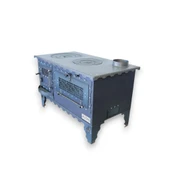 ALTAŞ CAMLI ALTAŞ  Kuzine SOBA 4 MM ÇOK AMAÇLI BAHÇE TİPİ KUZİNE SOBA ÖZEL EL YAPIMI SOBA - 1