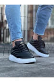 Siyah Cilt Erkek Casual Ayakkabı - 1