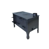 ŞEHZADE CAMSIZ ALTAŞ  Kuzine SOBA 4 MM ÇOK AMAÇLI BAHÇE TİPİ KUZİNE SOBA ÖZEL EL YAPIMI SOBA - 3