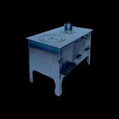 ŞEHZADE CAMSIZ ALTAŞ  Kuzine SOBA 4 MM ÇOK AMAÇLI BAHÇE TİPİ KUZİNE SOBA ÖZEL EL YAPIMI SOBA - 2