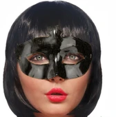 Siyah Renk Masquerade Kostüm Partisi Venedik B Maskesi - 6