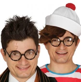 Siyah Çerçeveli Numarasız Camlı Öğrenci Şaka Gözlüğü 1 Adet thumbnail 3