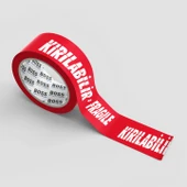 KIRILABİLİR KIRMIZI Koli Bandı En:45cm Metraj:66metre (1.adet) - 3