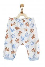 Andywawa Erkek Bebek Sincap Desenli Ekru 2li Pijama Takım AC22319 - 3