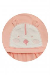 Andywawa Kız Bebek Tavşan Kabartmalı Pembe Elbise AC22373 - 2