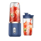 Coofbe 2 Bardaklı 400Ml Kişisel Şarjlı Blender Taşınabilir Smoothies Blender Meyve Sıkacağı 21000Rpm thumbnail 6