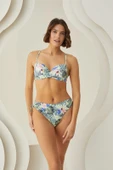 AmoraSecret AmoraSecret Çiçek Desenli Kaplı Bikini Takımı - 1