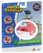OMZ Harika Kanatlar Dönüşen Tekli Figür YumBot Jett Kız Erkek Çocuk Oyuncak Eğitici Oyuncaklar thumbnail 1