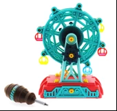 OMZ Sök Tak Dönme Dolap Yeşil Lunapark Eğlencesi Kız Erkek Çocuk Oyuncak Eğitici Oyuncaklar - 1