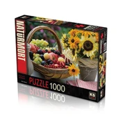 OMZ 11227 Puzzle 1000/FRUİT AND SUNFLOWER PUZZLE 1000 PARÇA Kız Erkek Çocuk Oyuncak Eğitici Oyuncaklar thumbnail 1