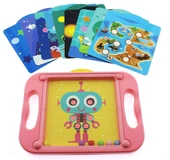 OMZ Pembe Tepsili Denge Oyunu Kız Erkek Çocuk Oyuncak Eğitici Oyuncaklar thumbnail 2