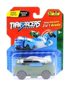OMZ Transracers Dönüşen Araçlar Askeri Araçlar Drone / Temizlik Aracı Kız Erkek Çocuk Oyuncak Eğitici Oy thumbnail 1