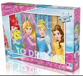 OMZ KS Puzzle 100 Parça Disney Prensesler Kız Erkek Çocuk Oyuncak Eğitici Oyuncaklar thumbnail 1
