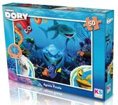 OMZ KS Puzzle 50 Parça Dory Kız Erkek Çocuk Oyuncak Eğitici Oyuncaklar thumbnail 1