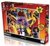 OMZ KS Puzzle 200 Parça Incredibles Kız Erkek Çocuk Oyuncak Eğitici Oyuncaklar thumbnail 1