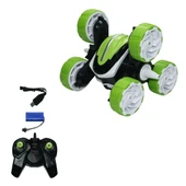 OMZ MKB-5588-617 Kumandalı Şarjlı 3 Tekerlek Akrobat Araba Kız Erkek Çocuk Oyuncak Eğitici Oyuncaklar thumbnail 3