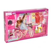 OMZ 255 Efe, Alisa ve Bisikleti Oyun Seti / +3 yaş Kız Erkek Çocuk Oyuncak Eğitici Oyuncaklar thumbnail 2