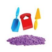 OMZ 03694 Dede, Aksesuarlı Mor Kinetik Oyun Kumu 1000 gr Kız Erkek Çocuk Oyuncak Eğitici Oyuncaklar - 2