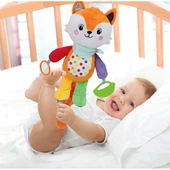 OMZ 17792 Baby Clementoni - Aktiviteli Pelüş Tilki Kız Erkek Çocuk Oyuncak Eğitici Oyuncaklar thumbnail 3