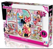 OMZ KS Puzzle 100 Parça Minnie Mouse Kız Erkek Çocuk Oyuncak Eğitici Oyuncaklar thumbnail 1