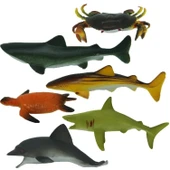 OMZ Okyanus Hayvanları Poşetli S00000709 Kız Erkek Çocuk Oyuncak Eğitici Oyuncaklar - 2