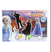 OMZ KS Baby Puzzle Frozen My First Puzzle 4 in 1 Çerçevesiz Kız Erkek Çocuk Oyuncak Eğitici Oyuncaklar thumbnail 1