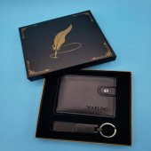 Hediyelik Cüzdan Anahtarlık Set Dekoratif Hediyelik - 1