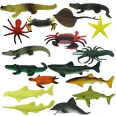 OMZ Okyanus Hayvanları Poşetli S00000709 Kız Erkek Çocuk Oyuncak Eğitici Oyuncaklar - 1