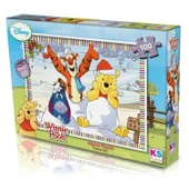 OMZ 100 Parça Winnie The Pooh Puzzle Kız Erkek Çocuk Oyuncak Eğitici Oyuncaklar thumbnail 2