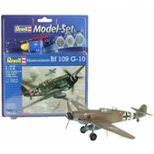 OMZ Revell 1:72 Messerschmitt Bf 109 G-10 64160 Kız Erkek Çocuk Oyuncak Eğitici Oyuncaklar - 3