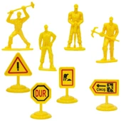 OMZ Sök Tak Dozer ve İnşaat Seti 22 Parça Kız Erkek Çocuk Oyuncak Eğitici Oyuncaklar thumbnail 2