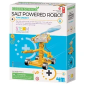 OMZ 4M Tuzlu Su ile Çalışan Robot Kiti Kız Erkek Çocuk Oyuncak Eğitici Oyuncaklar - 1