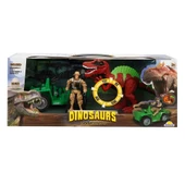 OMZ Dinosaurs Dinozor Yakalayıcı Oyun Seti 13 Parça Kız Erkek Çocuk Oyuncak Eğitici Oyuncaklar thumbnail 3