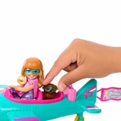 OMZ Barbie Chelsea'nın Pervaneli Mini Uçağı Kız Erkek Çocuk Oyuncak Eğitici Oyuncaklar thumbnail 3