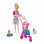 OMZ Belissa'nın Annesi ve Sevimli Dostlar Manken Bebek Kız Erkek Çocuk Oyuncak Eğitici Oyuncaklar thumbnail 2