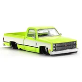 OMZ Mini GT 1/64 Chevrolet Silverado KAIDO Flo Yellow V1 Kız Erkek Çocuk Oyuncak Eğitici Oyuncaklar thumbnail 2