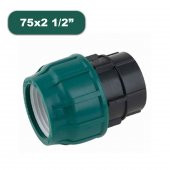 POELSAN  KABLİN DİŞİ ADAPTÖR 75X2 1/2" SULAMA BORUSU BAĞLANTI MALZEMELERİ - 1