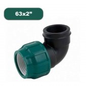 POELSAN KABLİN DİŞİ DİRSEK 63x2" SULAMA BORUSU BAĞLANTI MALZEMELERİ - 1